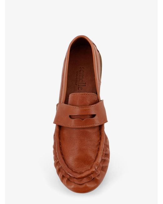 Semelle Brown Leather Loafers