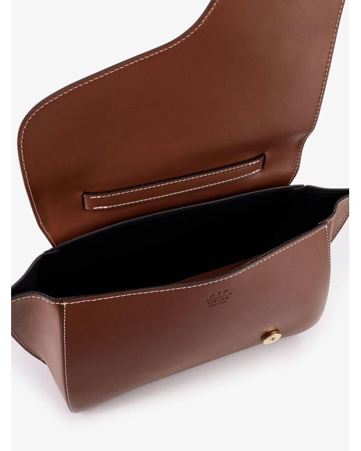 Atp Atelier Brown Arezzo Leather Shoulder Bag