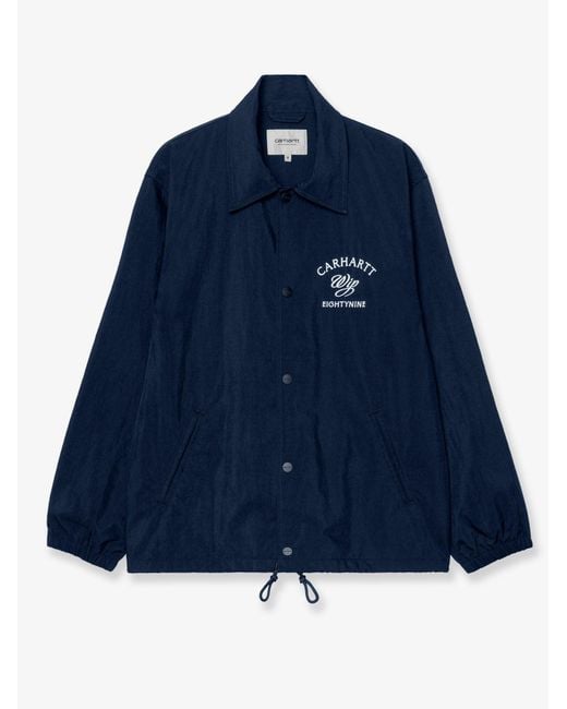 Carhartt Blue Eightynine Coach Nylon Jacket for men