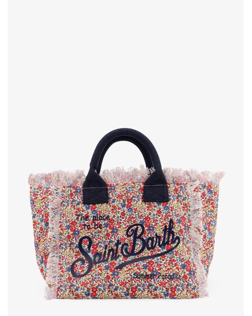 Mc2 Saint Barth Pink Colette Liberty Canvas Crossbody Bag