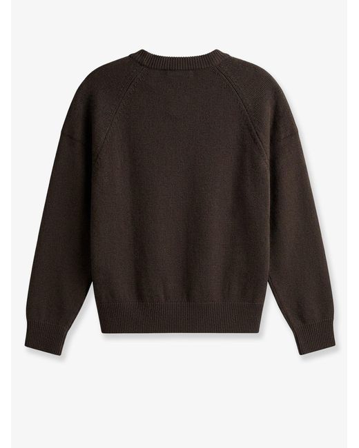 Frankie Shop Black Lina Wool Blend Sweater