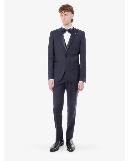 Tagliatore Blue Tuxedo for men