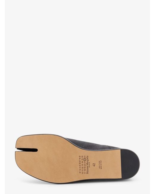 Maison Margiela White Tabi Leather Slip-Ons for men