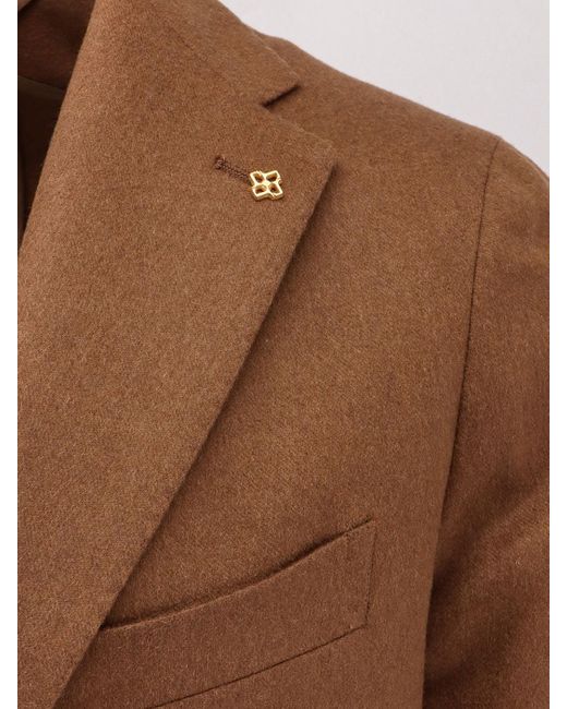 Tagliatore Brown Montecarlo Camel Blazer for men