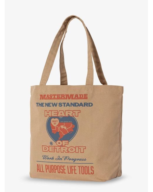 Carhartt Natural Canvas Graphic Tote Bag for men