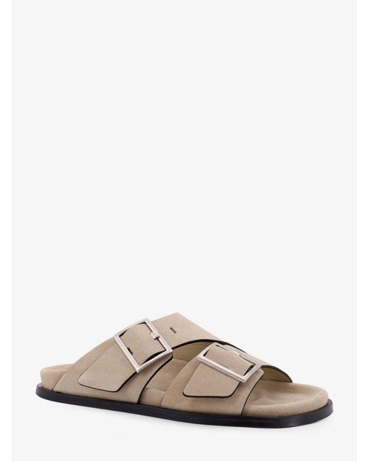 Alohas Natural Alba Suede Sandals