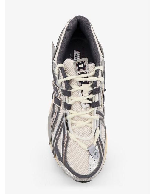 New Balance White 1906 Mesh Sneakers With Side Logo