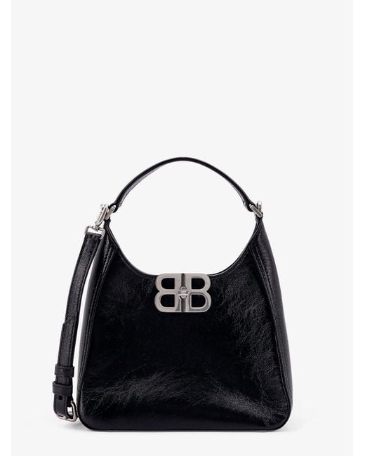 直営店☆BALENCIAGA☆ BB SOFT HOBO SMALL ショルダーバッグ Balenciaga Bb Soft Hobo S in Black | Lyst