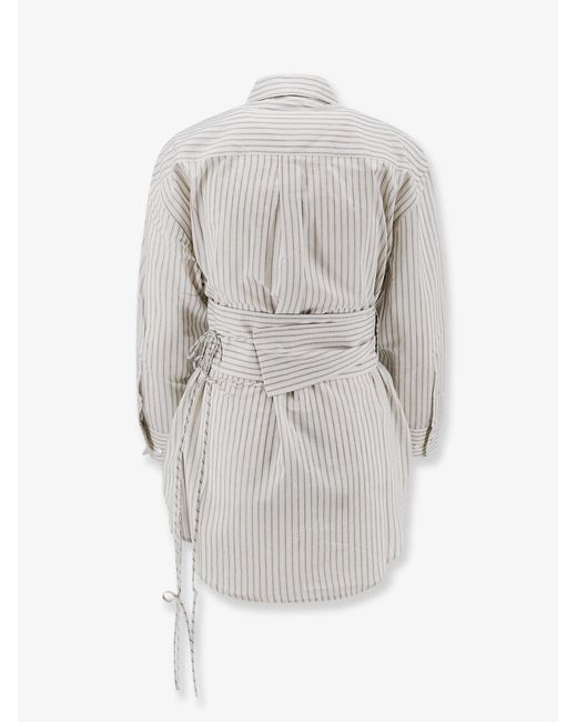Rohe White Silk And Cotton Blend Shirt
