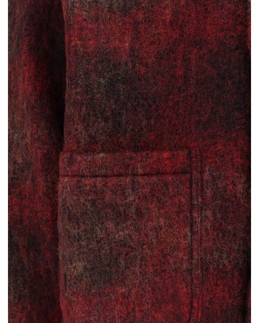 TONYWACK Red Italian Fabric Blazer for men