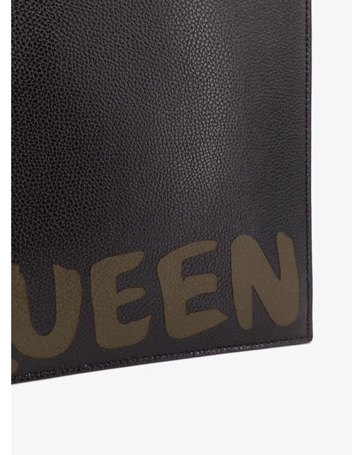 Clutch di McQueen in Black da Uomo