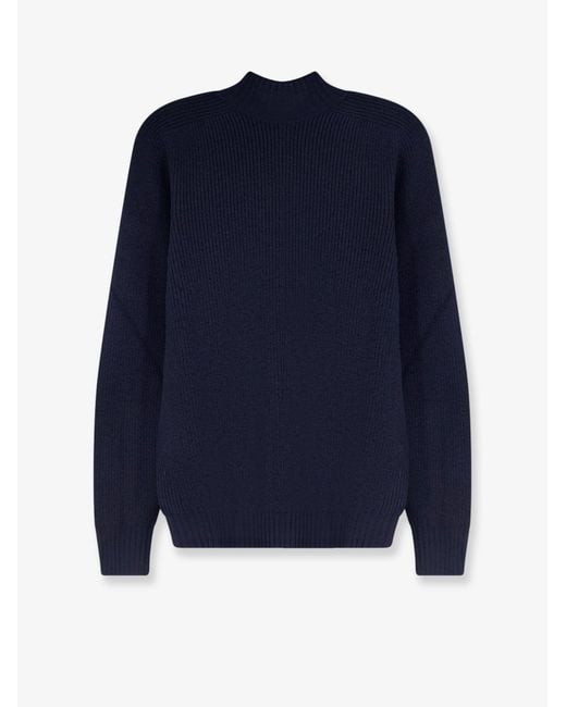 Gran Sasso Blue Wool Sweater for men