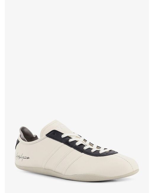 Y-3 Natural Y-3 Tokyo Leather Sneakers for men