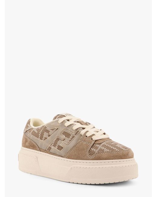 Sneakers Low-Top Match di Fendi in Natural