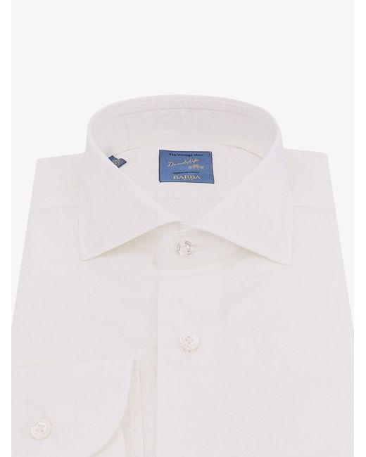Barba Napoli White Shirt for men