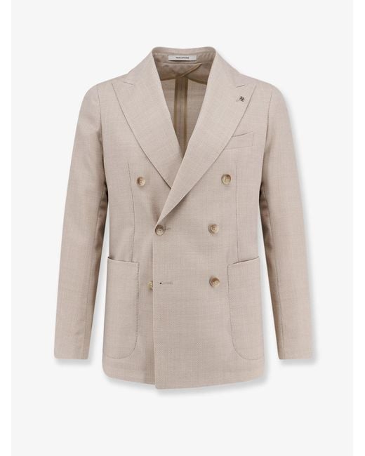 Tagliatore Natural Virgin Wool Blazer for men