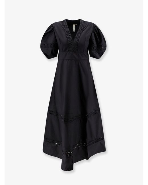 Scarlett Poppies Black Odessa Cotton Dress