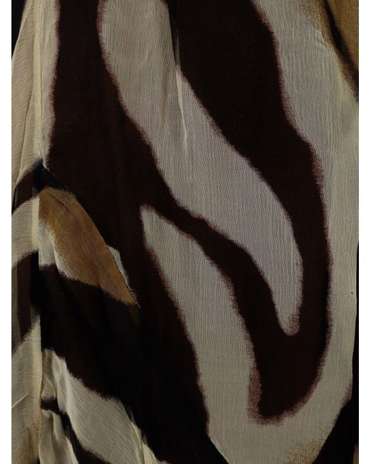 Mes Demoiselles White Susu Viscose Long Skirt