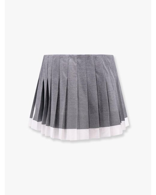 Gonna di Miu Miu in Gray