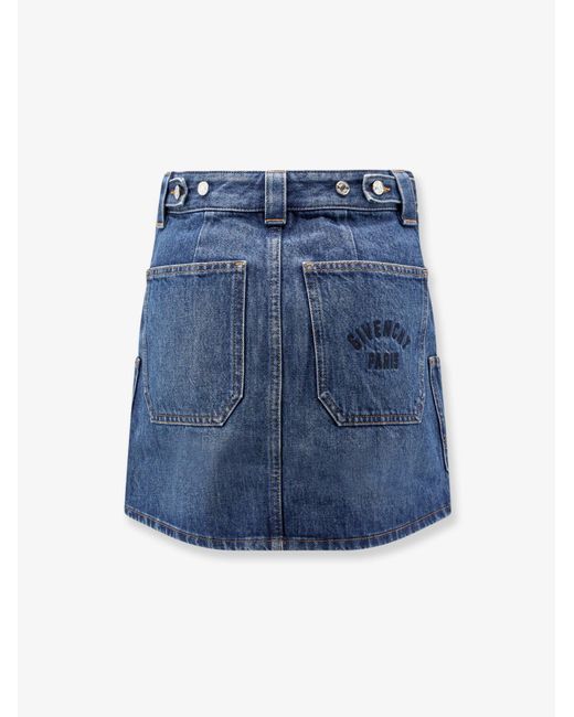 Gonna Mini di Givenchy in Blue