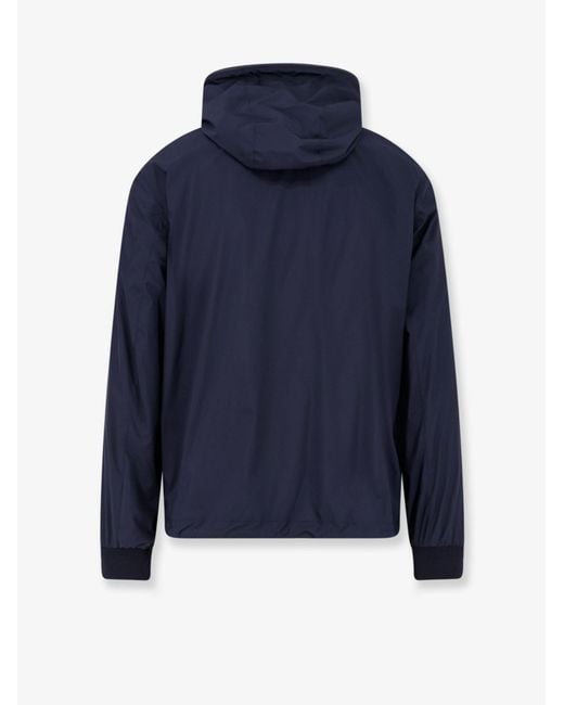 Corneliani Blue Reversible Nylon Jacket for men
