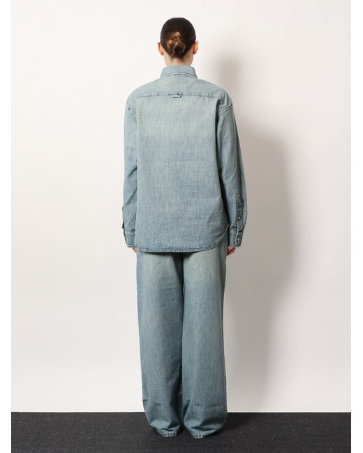 Miu Miu Blue Denim Shirt