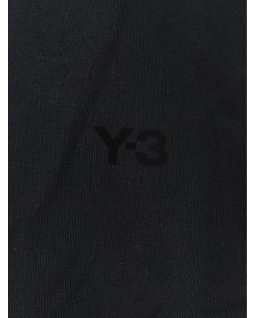 Y-3 Blue Cotton Blend Sweatshirt for men