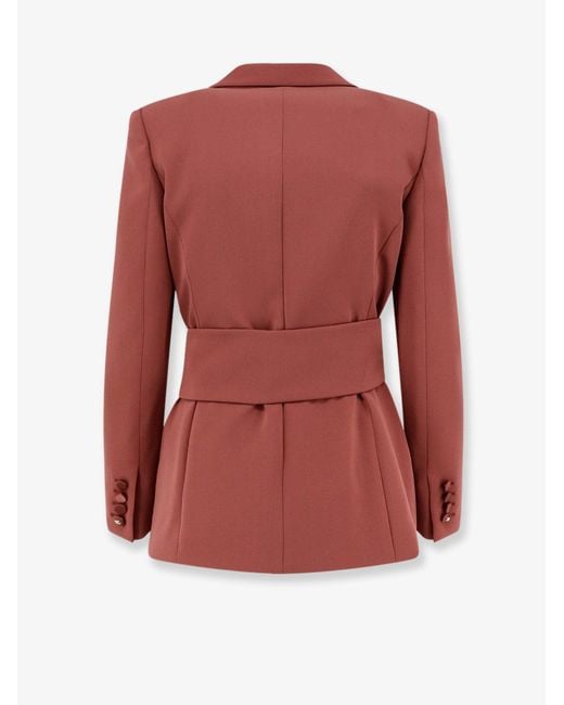 Max Mara Red Mxebano Cady Blazer