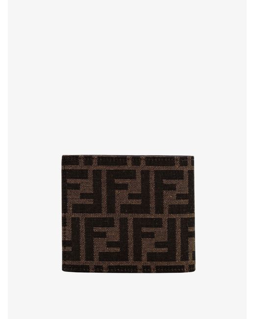 Fendi Black Bifold Wallet for men