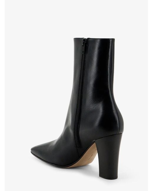 The Row Black Cindy Leather Boots