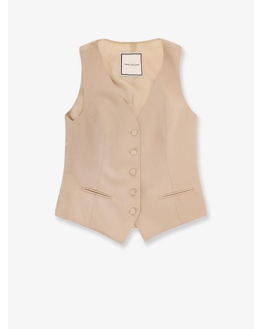 Tagliatore Natural Virgin Wool Vest