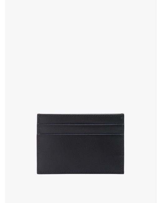 Dolce & Gabbana Black Logo Detail Leather Card Holder for men