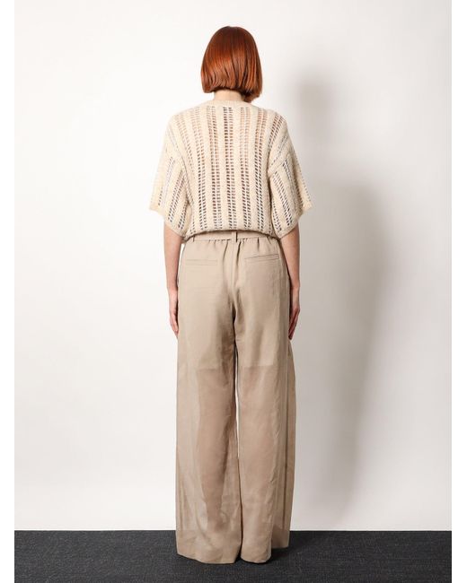 Pantalone di Brunello Cucinelli in Natural