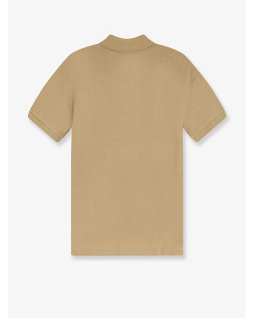 Polo Ralph Lauren Natural Cotton Polo Shirt With Frontal Logo Embroidery for men