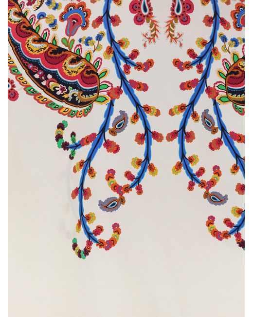 Etro White Silk Top