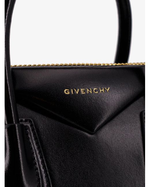 Givenchy Black Antigona Small Leather Shoulder Bag