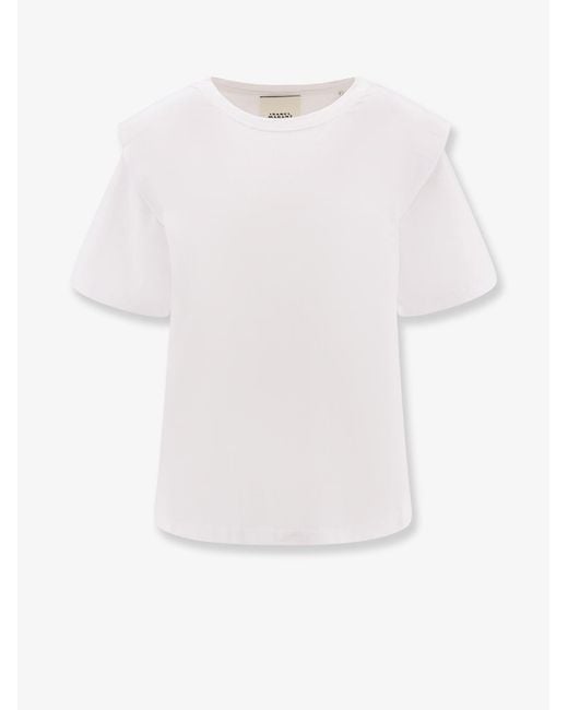 Isabel Marant White T-Shirts And Polos Cotone