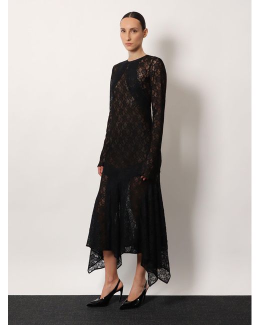 The Attico Blue Lace Dress
