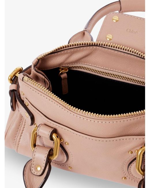 Chloé Natural Paddington Leather Shoulder Bag