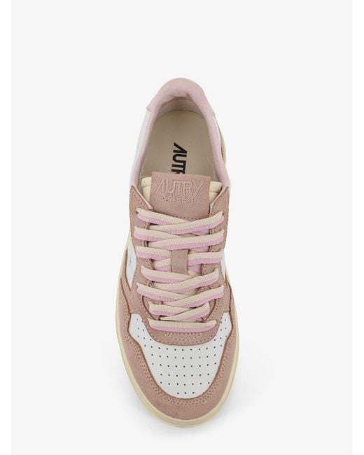 Autry White Sneakers Pelle/Suede