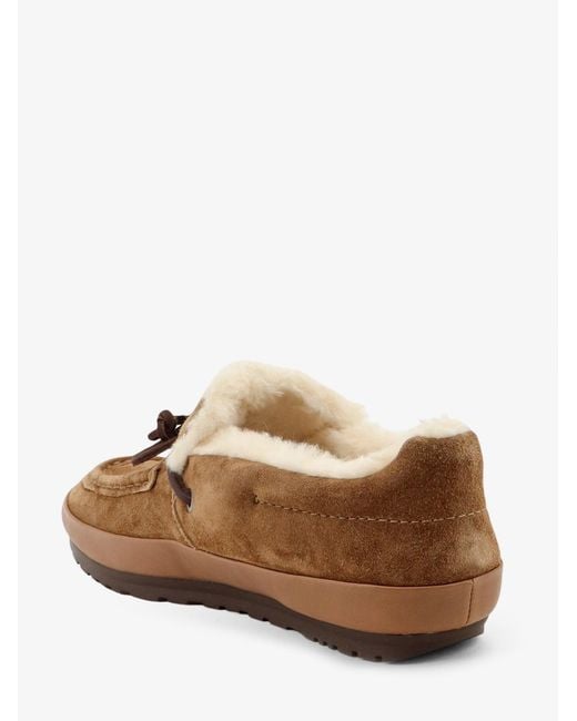 Ugg Brown Quill Suede Loafers
