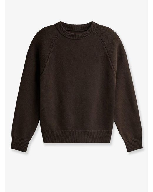 Frankie Shop Black Lina Wool Blend Sweater