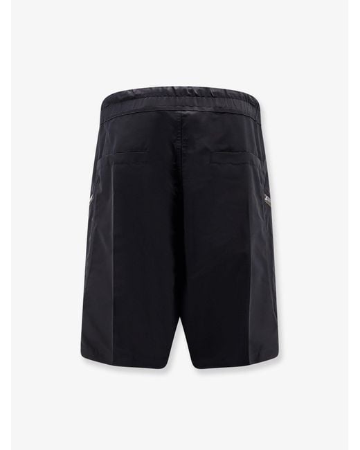 Rick Owens Blue Heizer Nylon Shorts for men