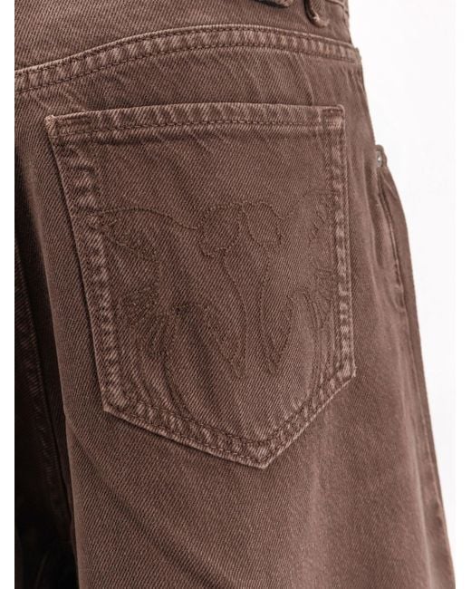 Pinko Brown Winona Denim Trousers