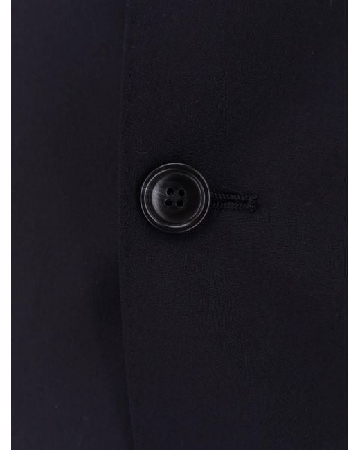 Tagliatore Blue Virgin Wool And Silk for men