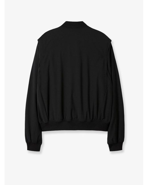 TONYWACK Black Wool Blend Jacket for men