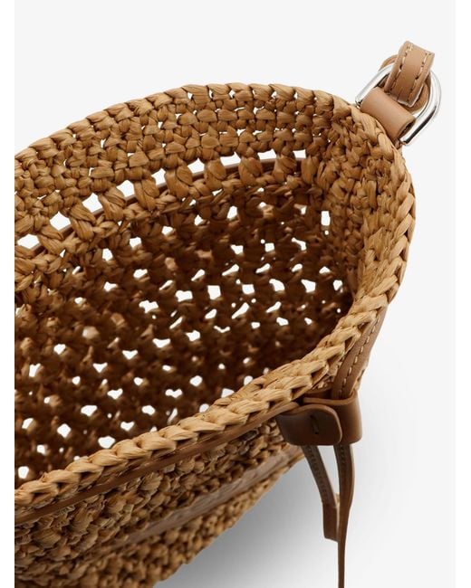 Tod's Brown Bucket Bag Raffia