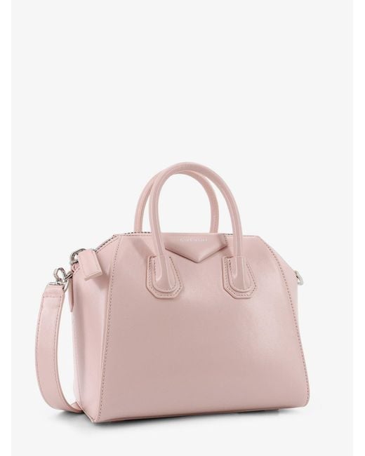 Givenchy Pink Antigona Mini Leather Shoulder Bag