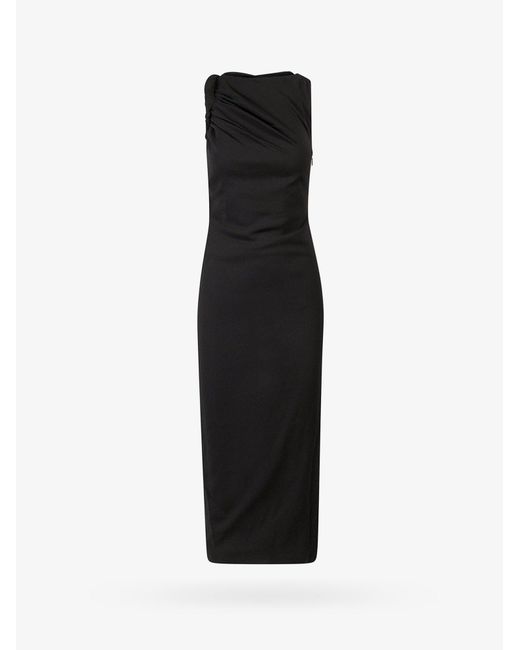 Abito Con Inserti di Versace in Black