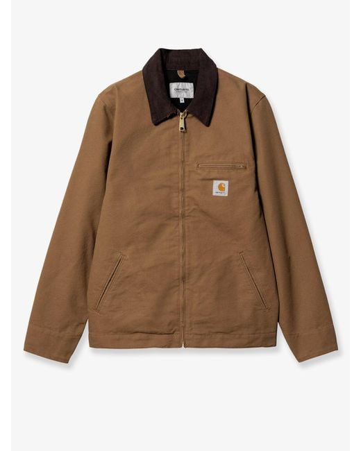 Carhartt Brown Og Detroit Cotton Padded Jacket for men